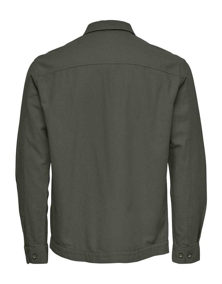 Linen and Cotton Shacket - 2