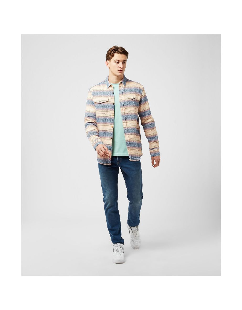 Men's Scotch & Soda Woven Overshirt in Blue