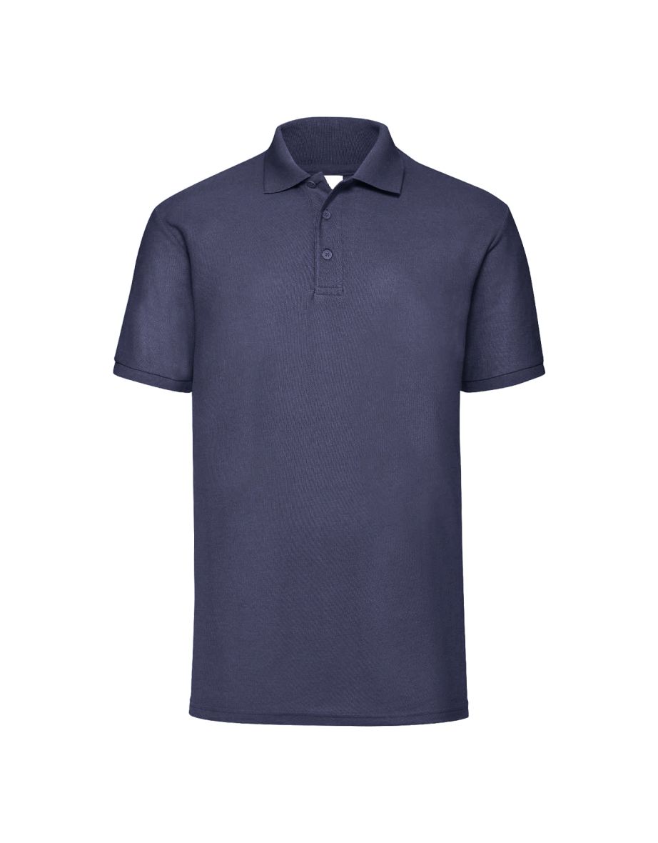 Jerzees Colours Mens Ultimate Cotton Short Sleeve Polo Shirt - French Navy