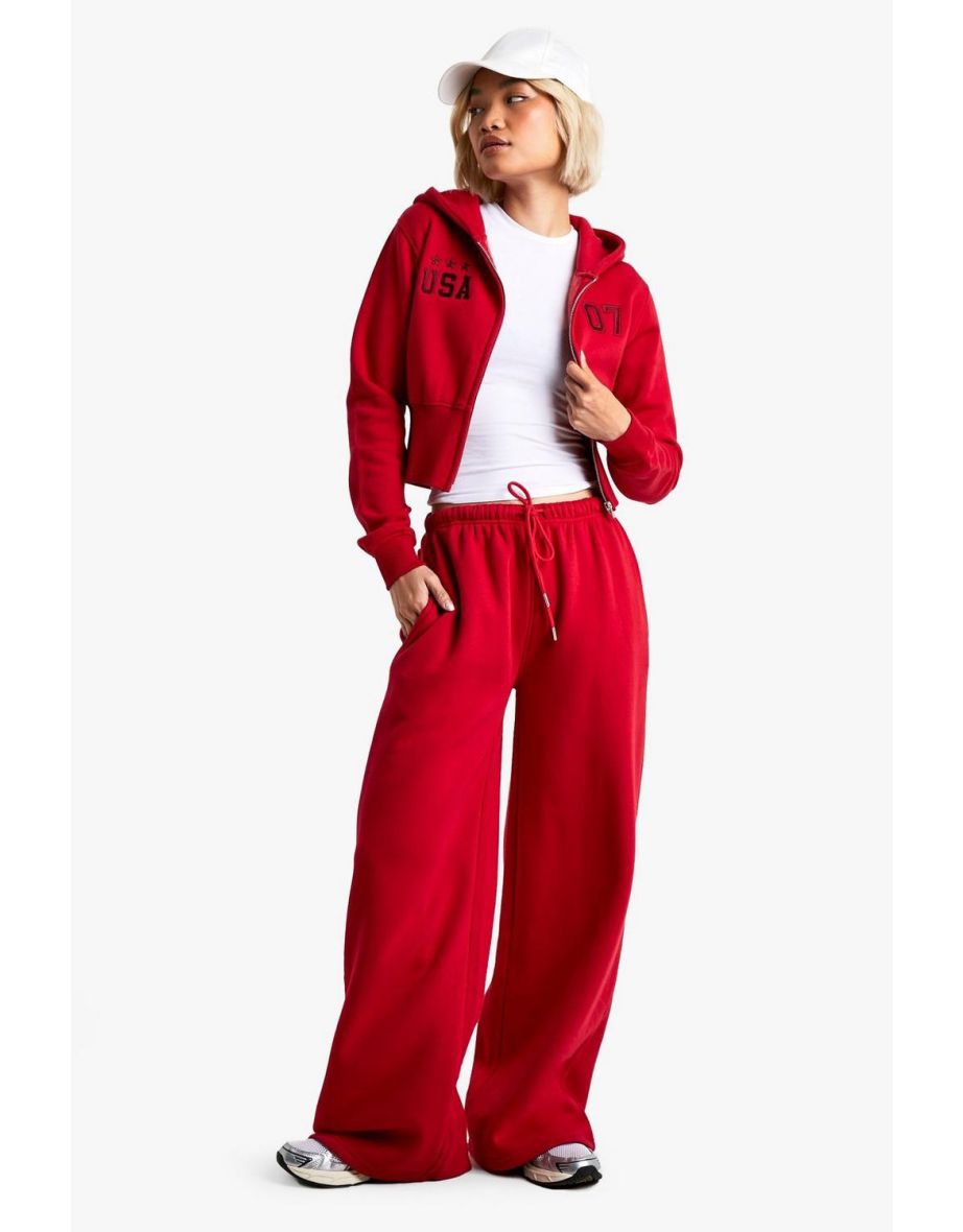 USA 07 Applique Zip Through Shrunken Tracksuit