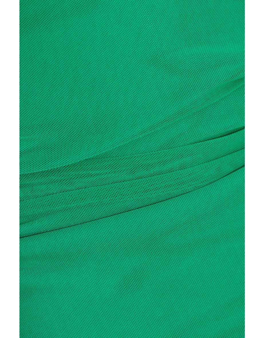 Green Mesh Long Sleeve Top - 5