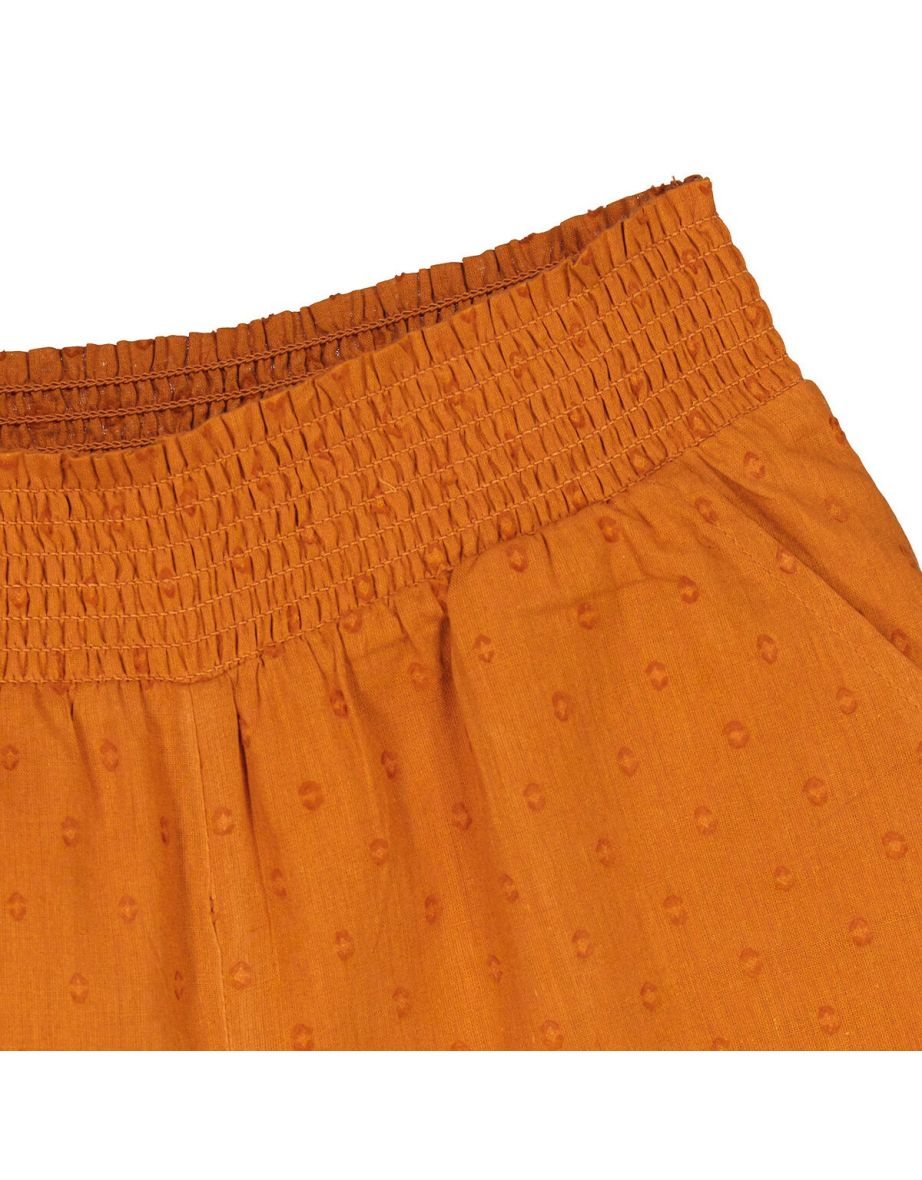 Dotted Cotton Trousers with Wide Leg - 4