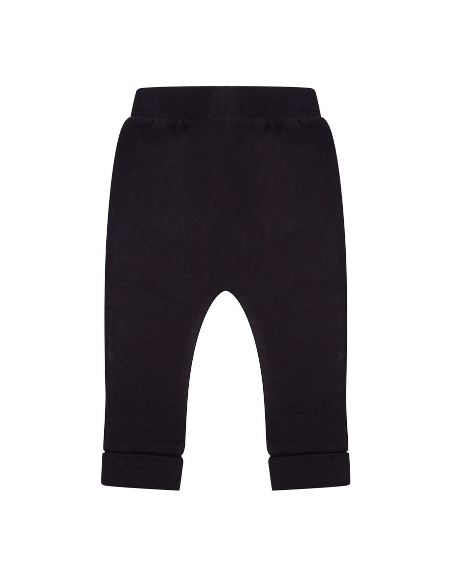 Larkwood Baby/Toddler Cotton Rich Jogging Bottoms/Pants - Black - 1