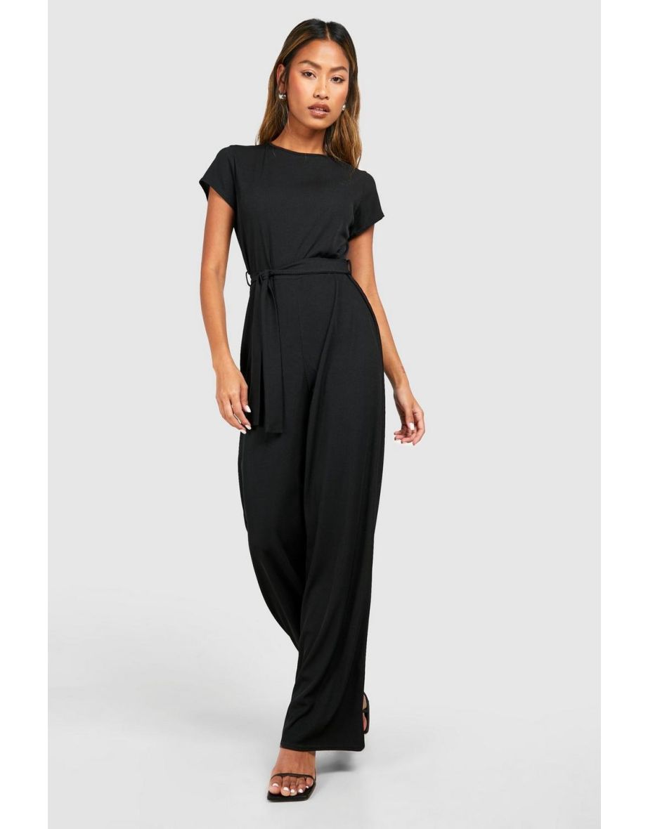 Black slouch jumpsuit online