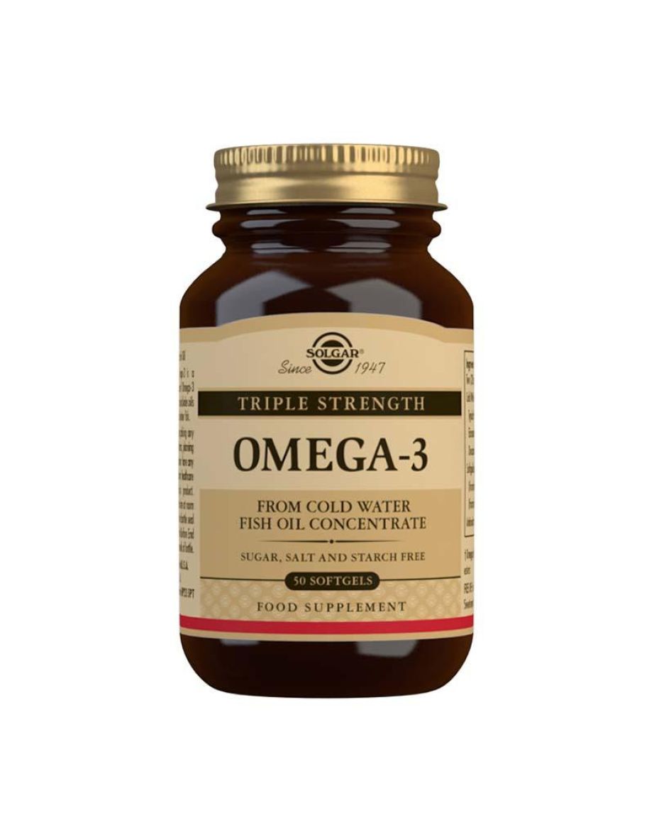 Solgar Triple Strength Omega-3 50 Tablets