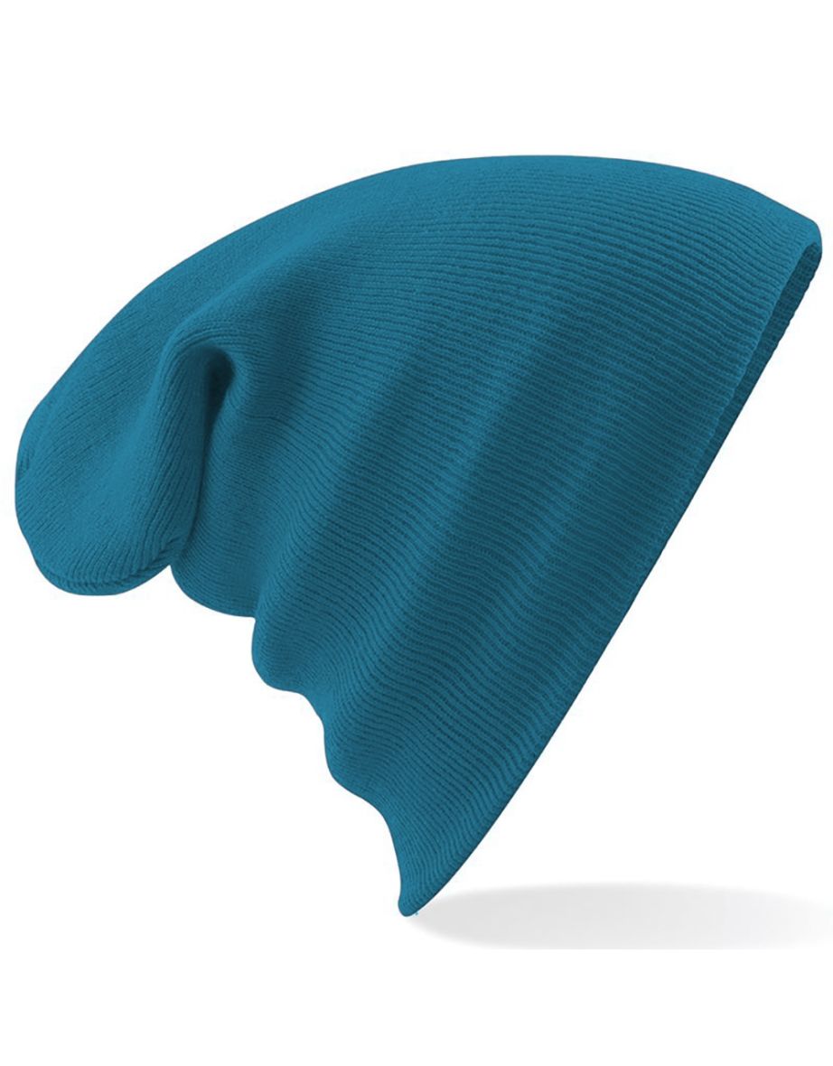 Beechfield Soft Feel Knitted Winter Hat - Teal - 1