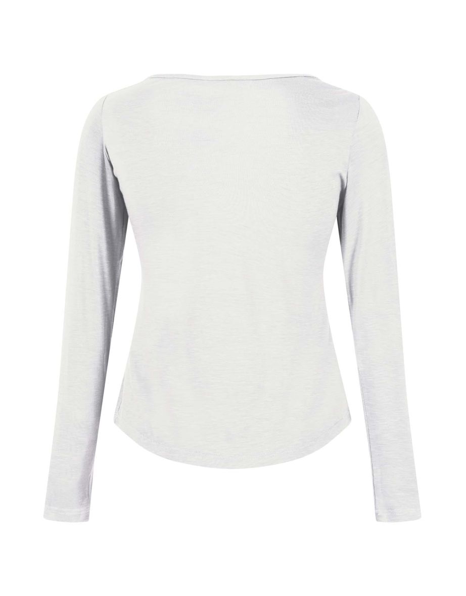 Women's Regatta Lakeisha Boat Neck Long Sleeve Top in White - 3
