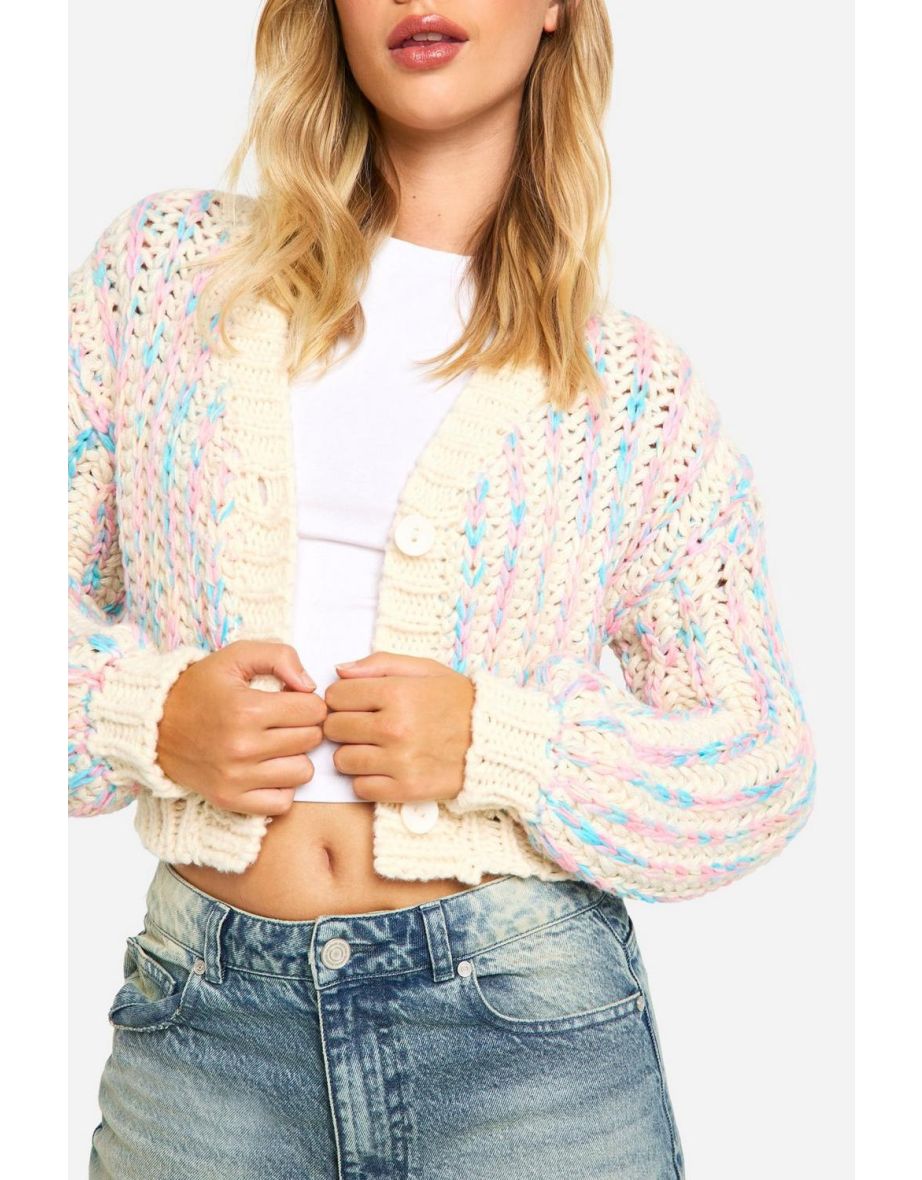 Premium Chunky Hand Knit Cardigan - 3