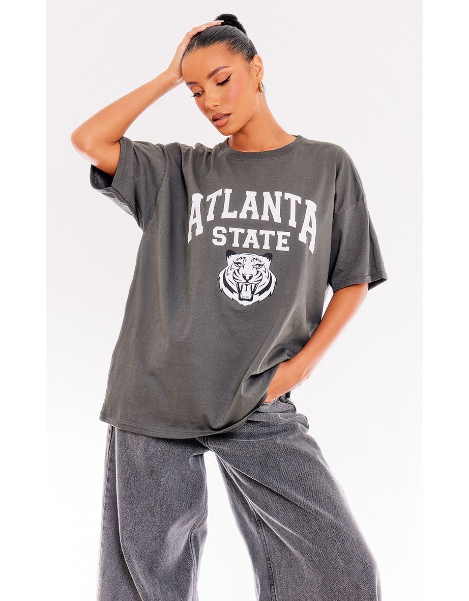 Prettylittlething Charcoal High Waisted Sweatpants