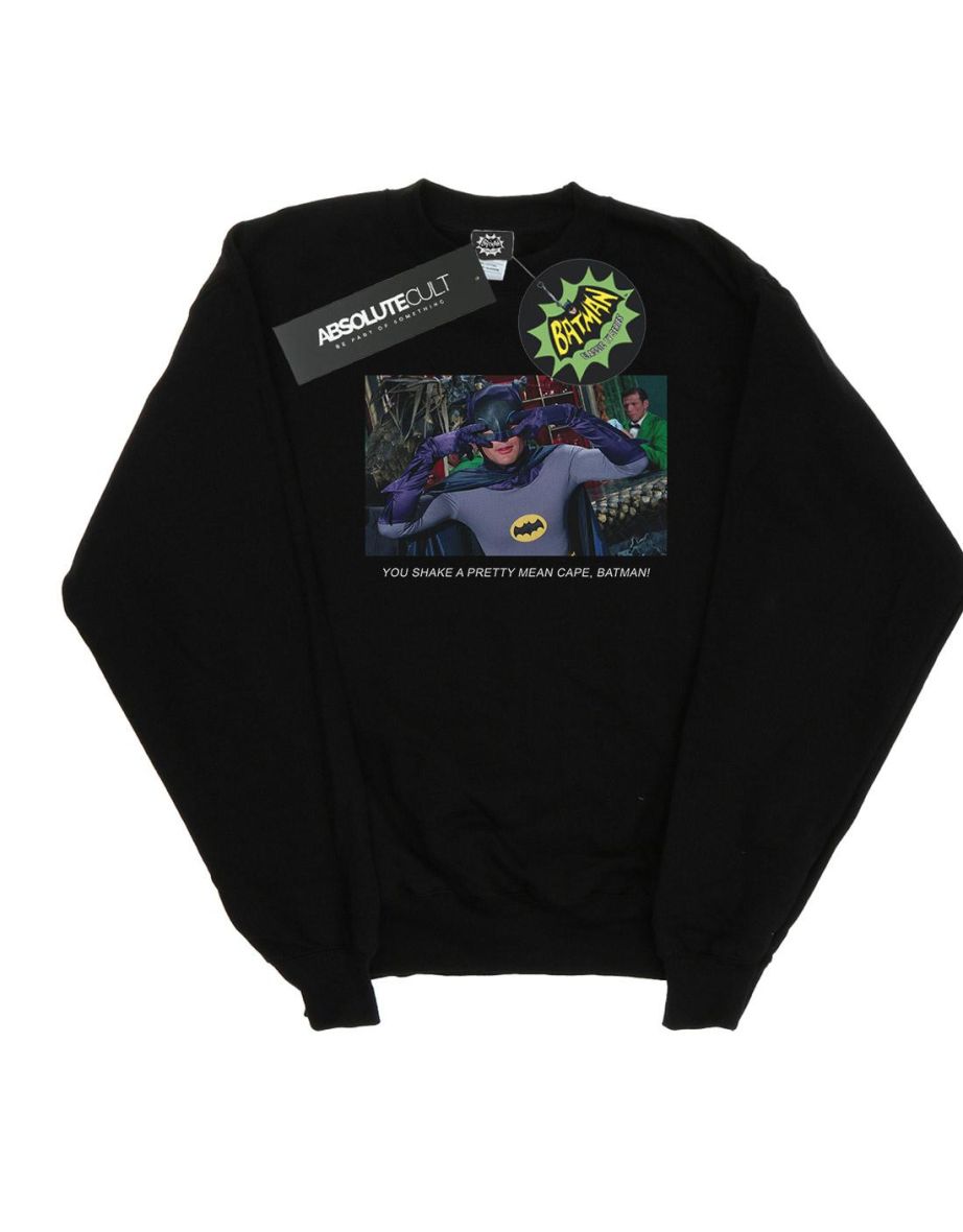 DC Comics Girls Batman TV Series Mean Cape Sweatshirt - 1