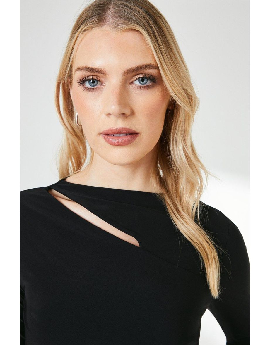 Principles by Debenhams Black Cut-out Top - 3