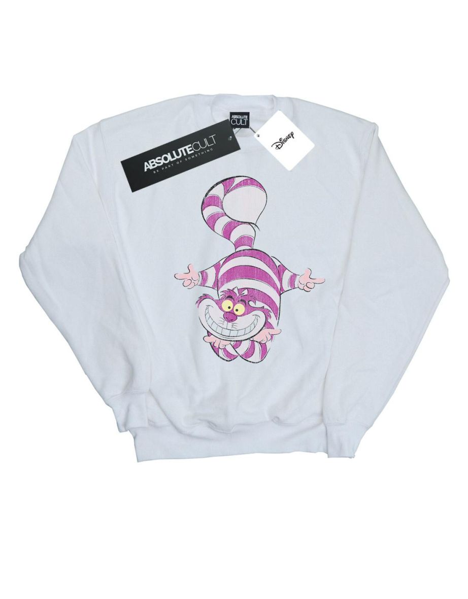 Disney Boys Alice In Wonderland Cheshire Cat Upside Down Sweatshirt - 1
