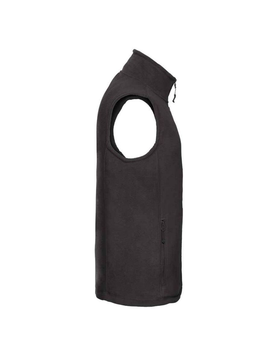 Russell Mens Outdoor Fleece Gilet - Black - 2