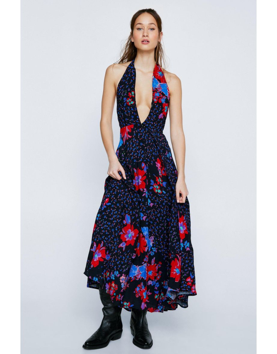 Petite plunge 2024 maxi dress