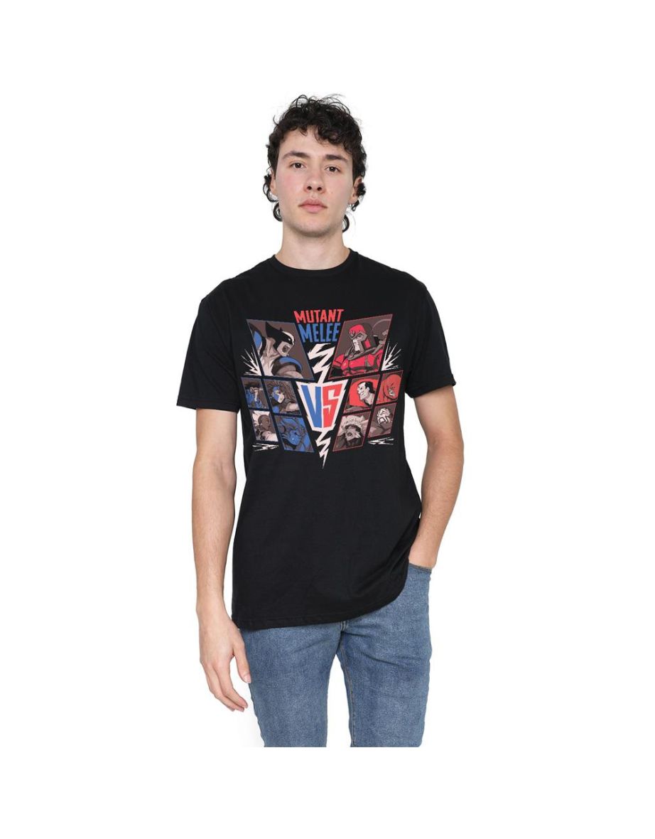 X-Men Mens Mutant Melee T-Shirt - Black