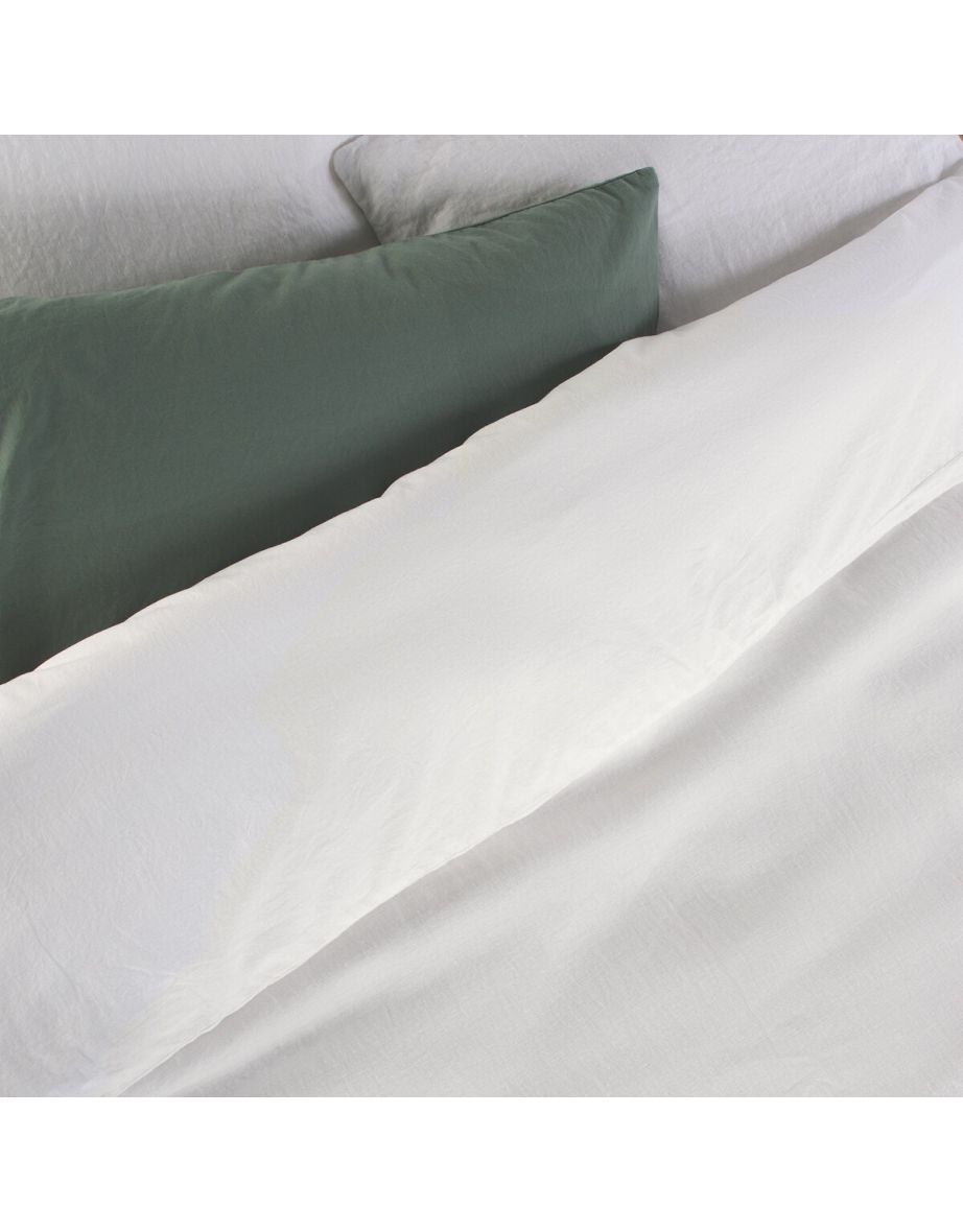 Annaba Two-Sided Washed Linen and Cotton Pillowcase - 3