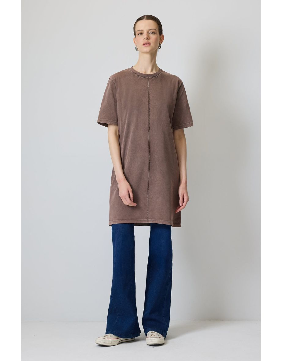 HALF SLEEVE LONG TUNIC