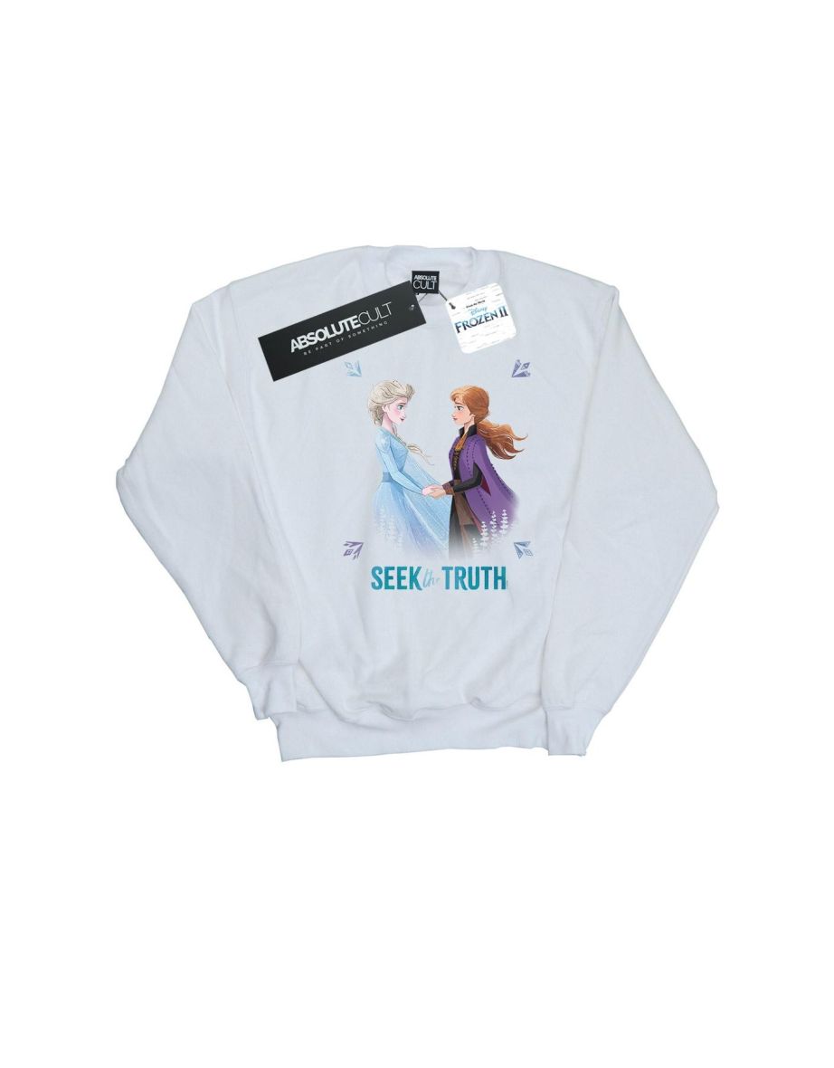 Disney Boys Frozen 2 Elsa And Anna Seek The Truth Sweatshirt - White