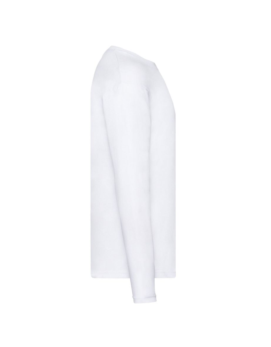 Fruit of the Loom Mens Original Long-Sleeved T-Shirt - White - 2