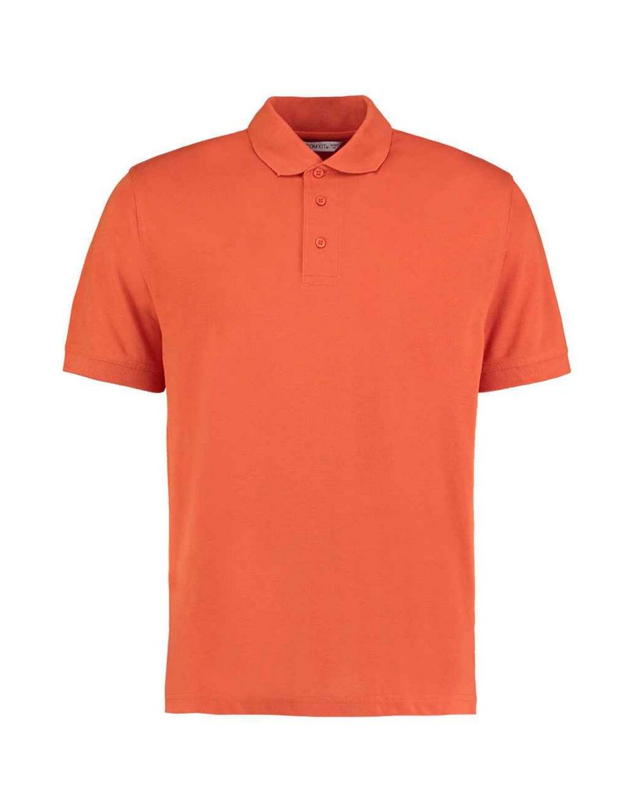 Kustom Kit Mens Klassic Piqué Polo Shirt - Burnt Orange