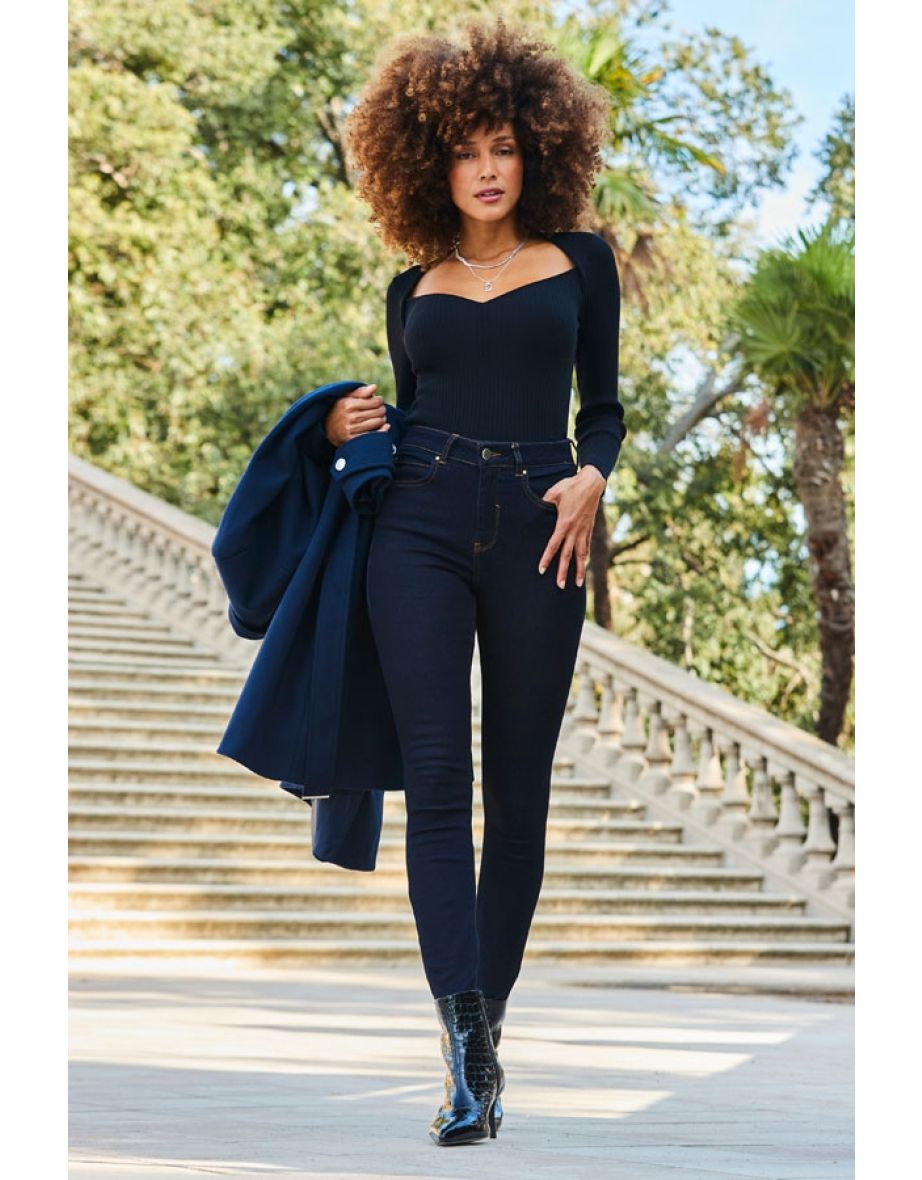 Dark Navy Denim Perfect Skinny Jeans