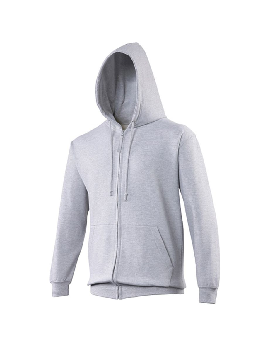 AWDis Men's Full Zip Hoodie Cotton Blend Casual Pullover Sweatshirt Jacket  S-5XL