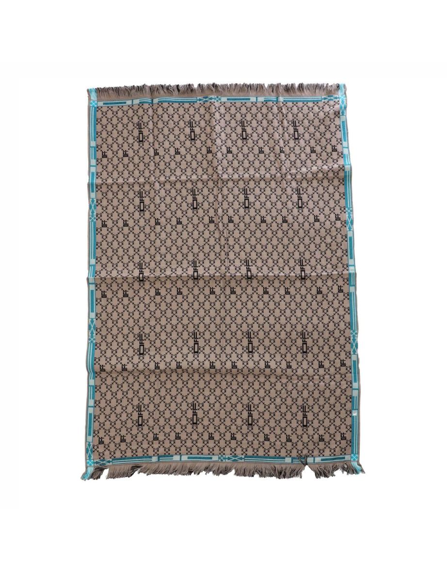 Accessories Off White Monogram Blanket in Brown