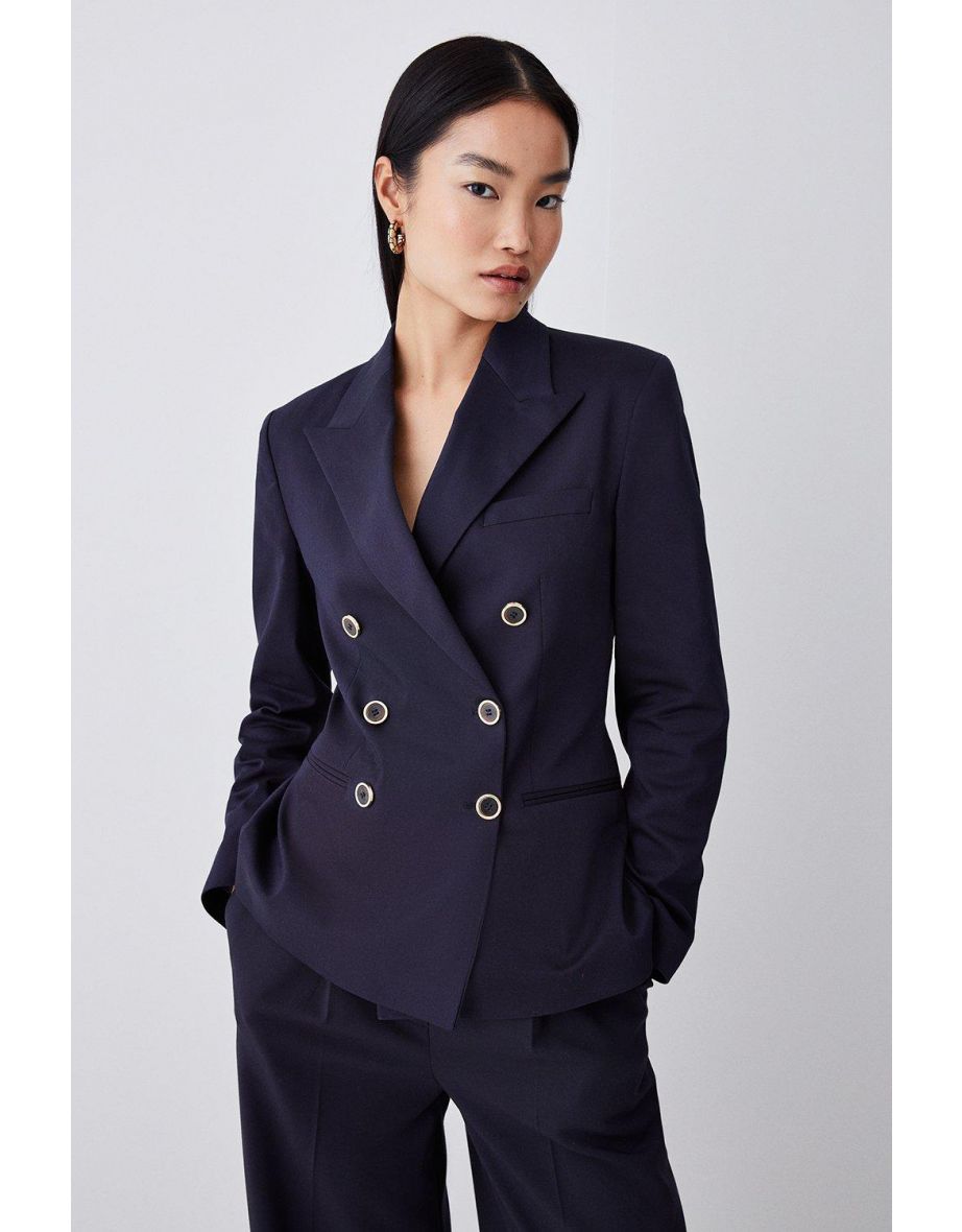 Karen millen double breasted on sale blazer