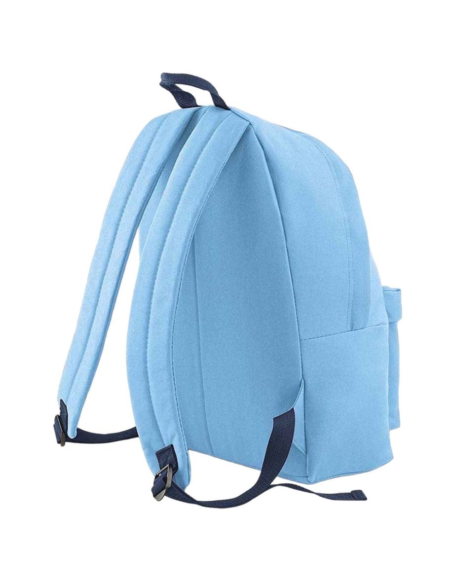 Bagbase Original Plain Backpack - Sky Blue/French Navy - 1