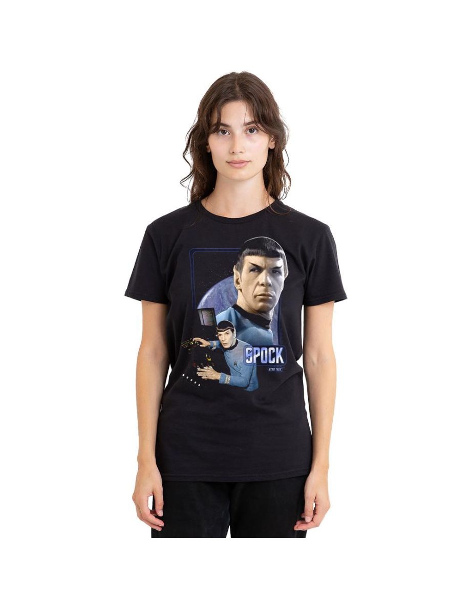 Star Trek Unisex Adult Spock T-Shirt - Black