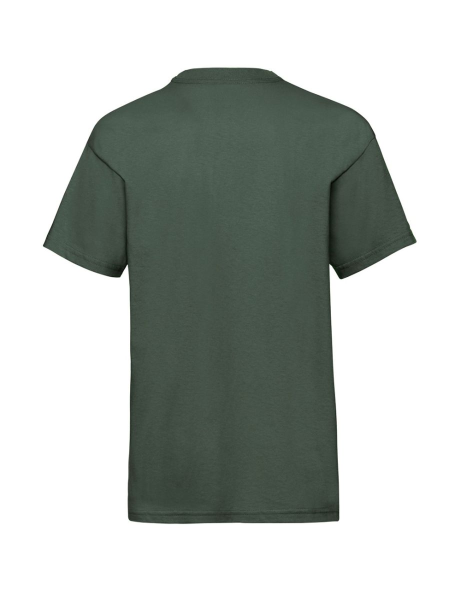 Fruit Of The Loom Childrens/Kids Unisex Valueweight Short Sleeve T-Shirt - Bottle Green - 1