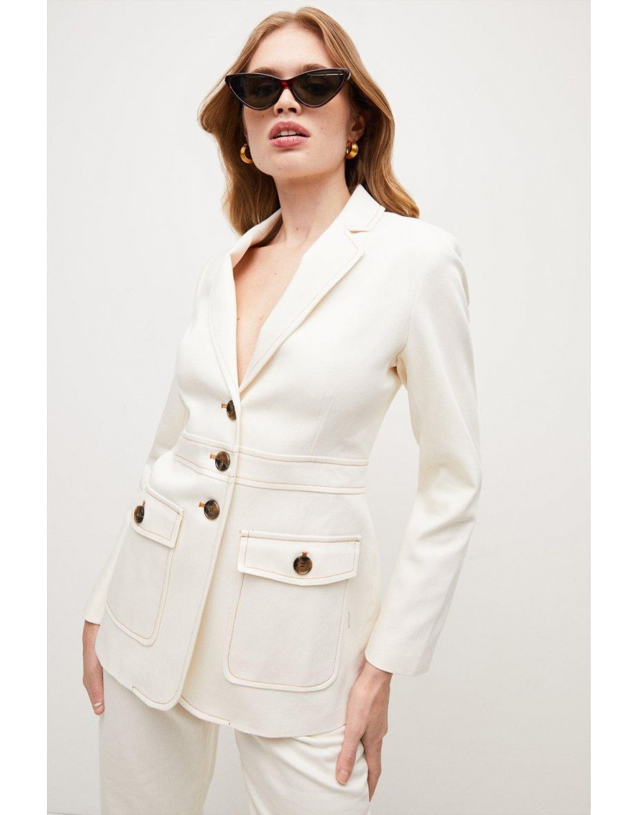 Cotton Patch Pocket Blazer - 2