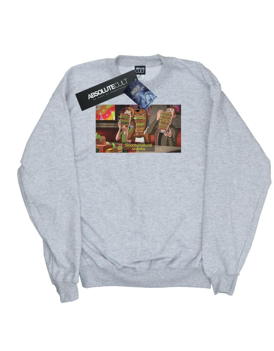 Scoobynatural Boys Supernatural Snacks Sweatshirt - Sports Grey
