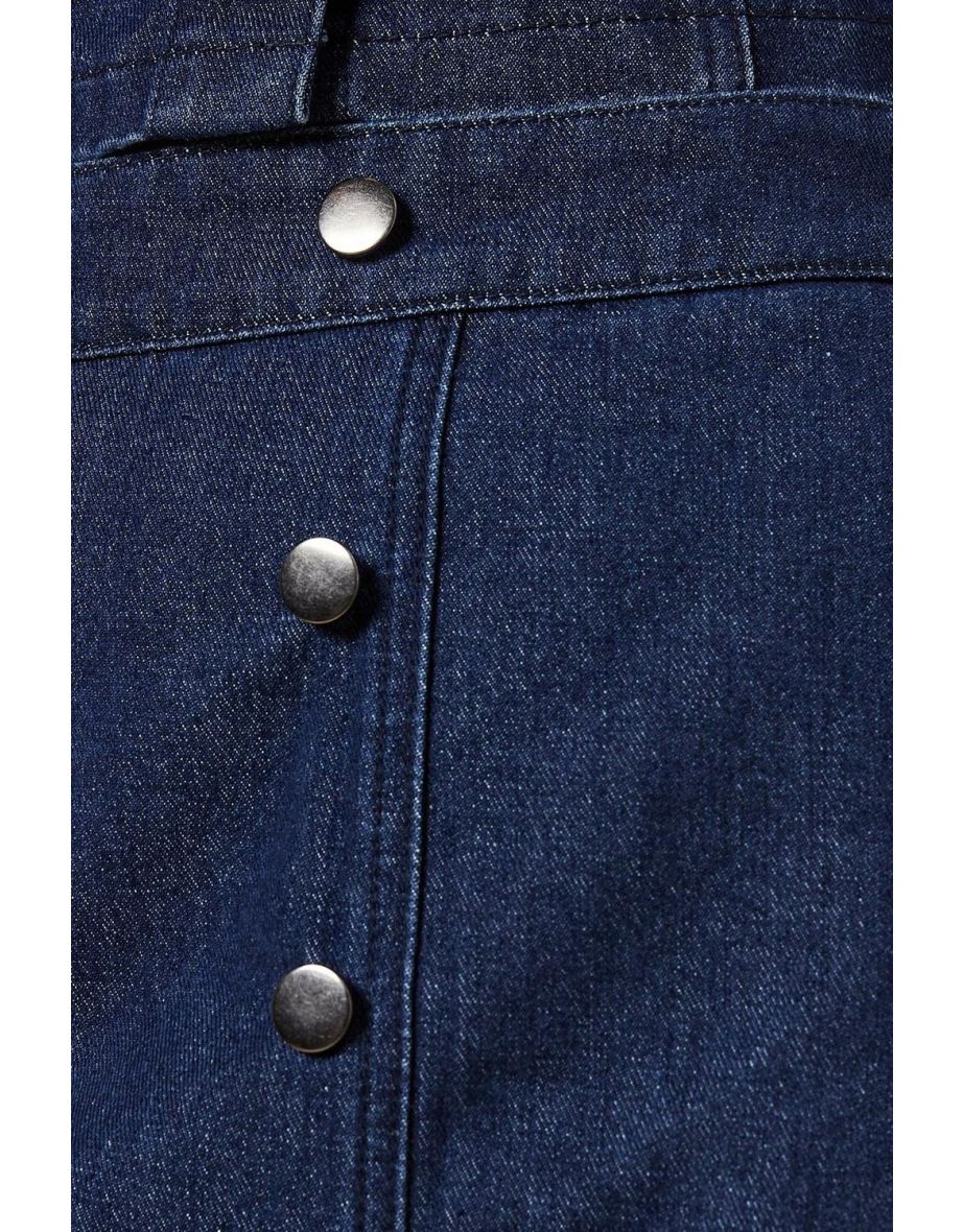 Denim Mini Skirt - 3
