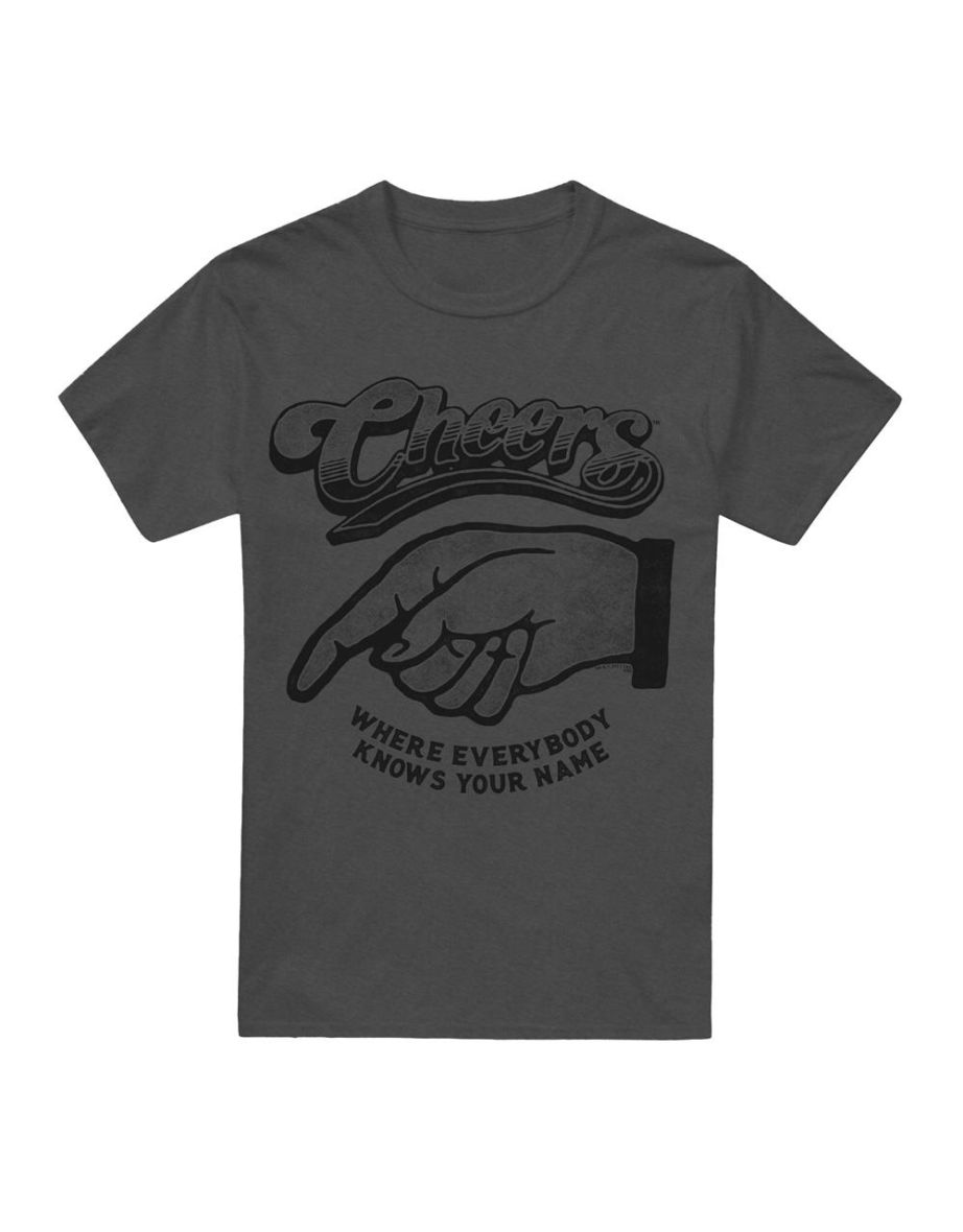 Cheers Unisex Adult The Standard T-Shirt - Charcoal