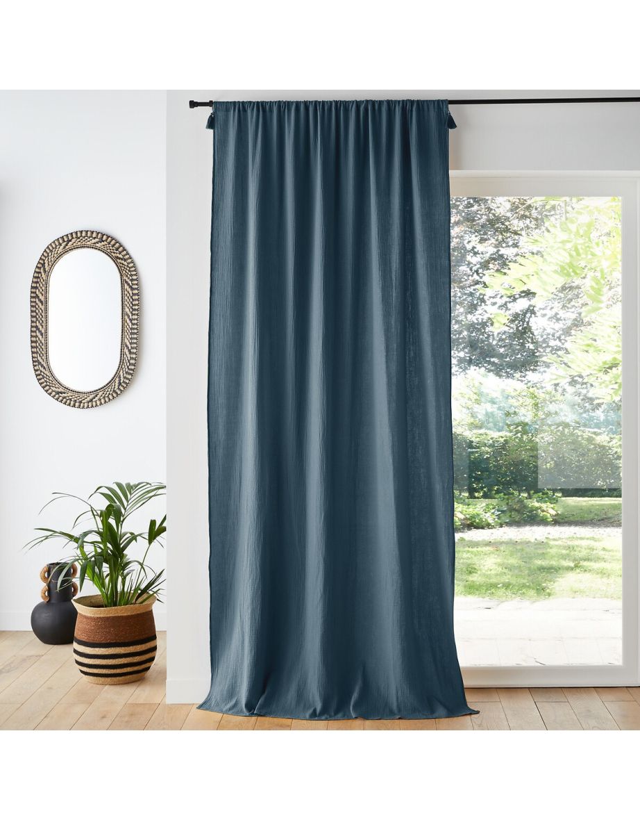 Kumla Cotton Muslin Single Curtain