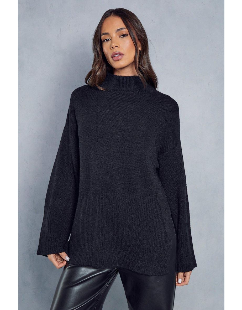 Flute Sleeve Knitted Jumper
