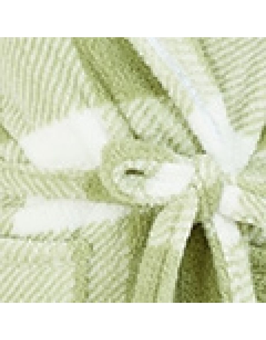 Yumi Green Check Super Soft Dressing Gown - 6
