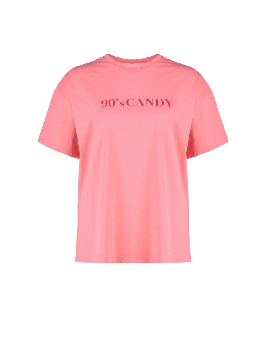 Plus Size T-Shirt - Pink - Oversize - 6