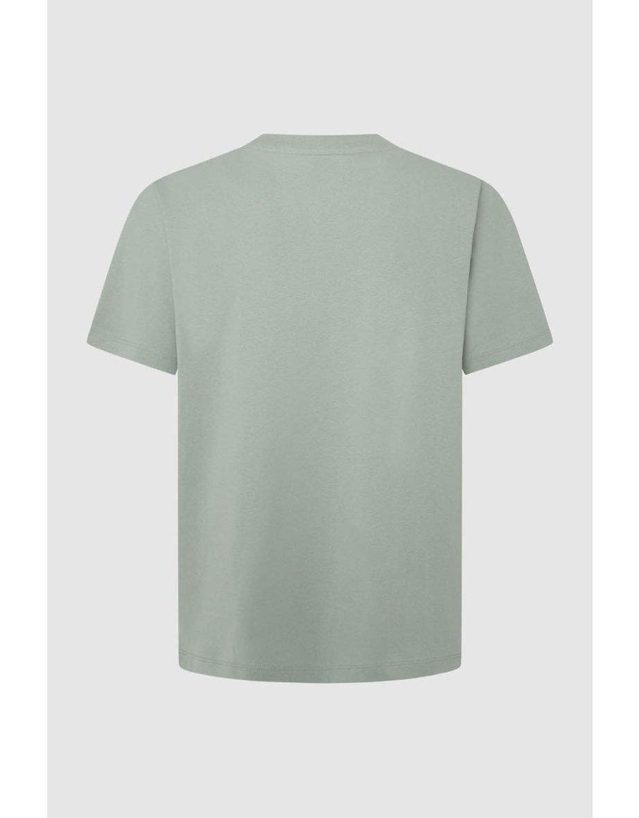 Pepe Jeans Connor Small Logo Short Sleeve T-shirt Sage Green - 1