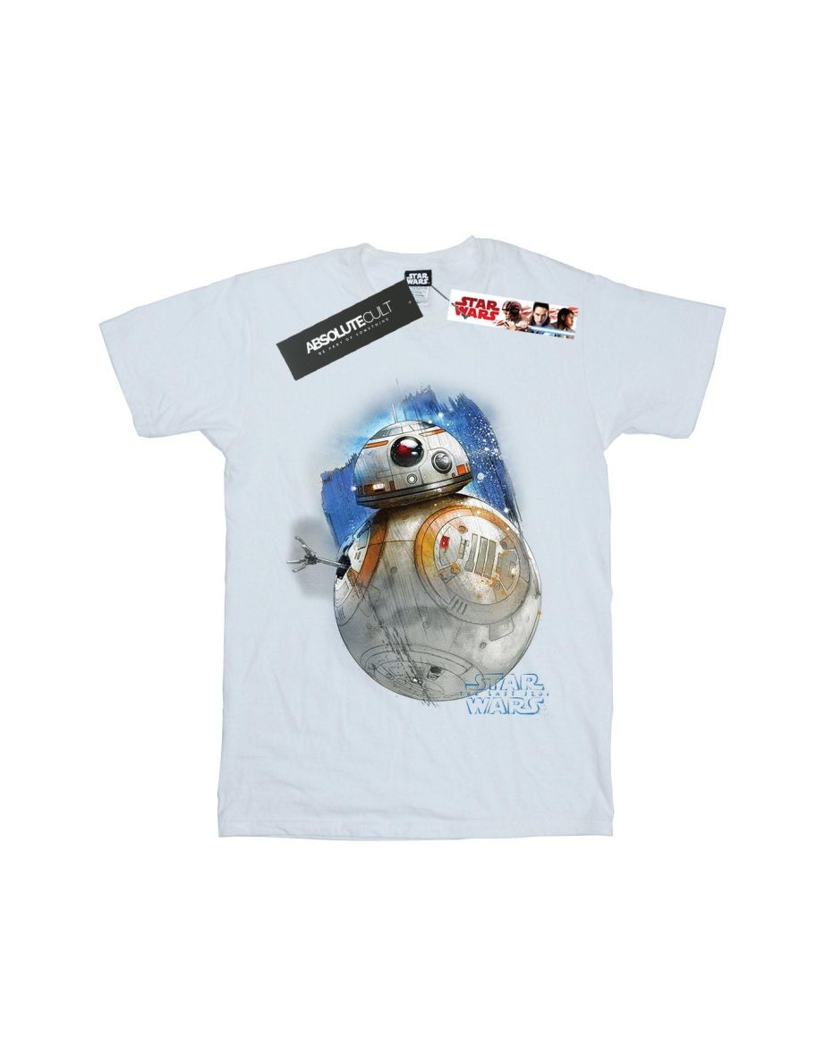 Star Wars: The Last Jedi Girls BB-8 Brushed T-Shirt - White - 1