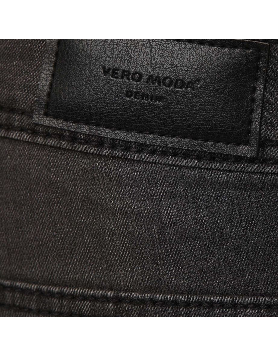 Women's Vero Moda Tanya Mid Rise Skinny Jeans in Grey - 2