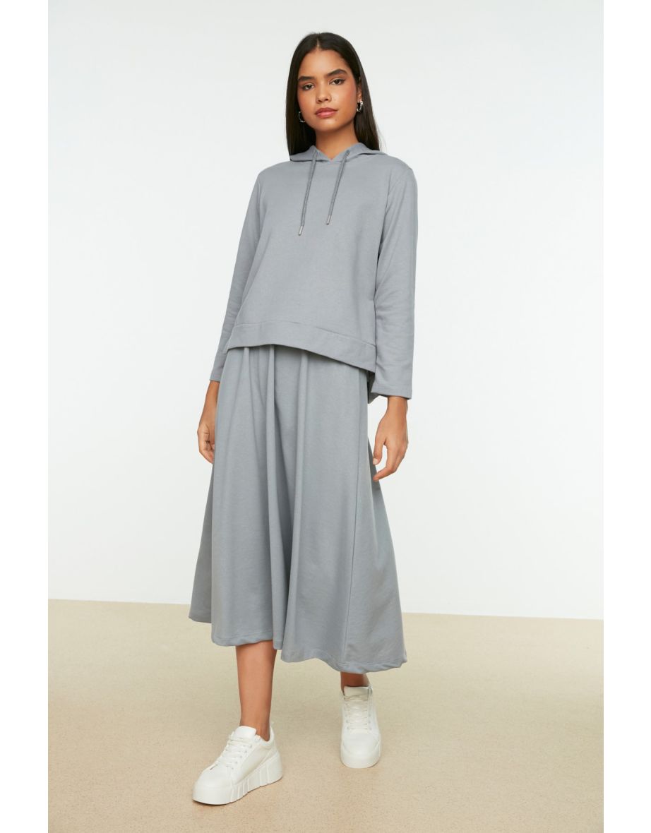 Two-Piece Set - Gray - Relaxed fit