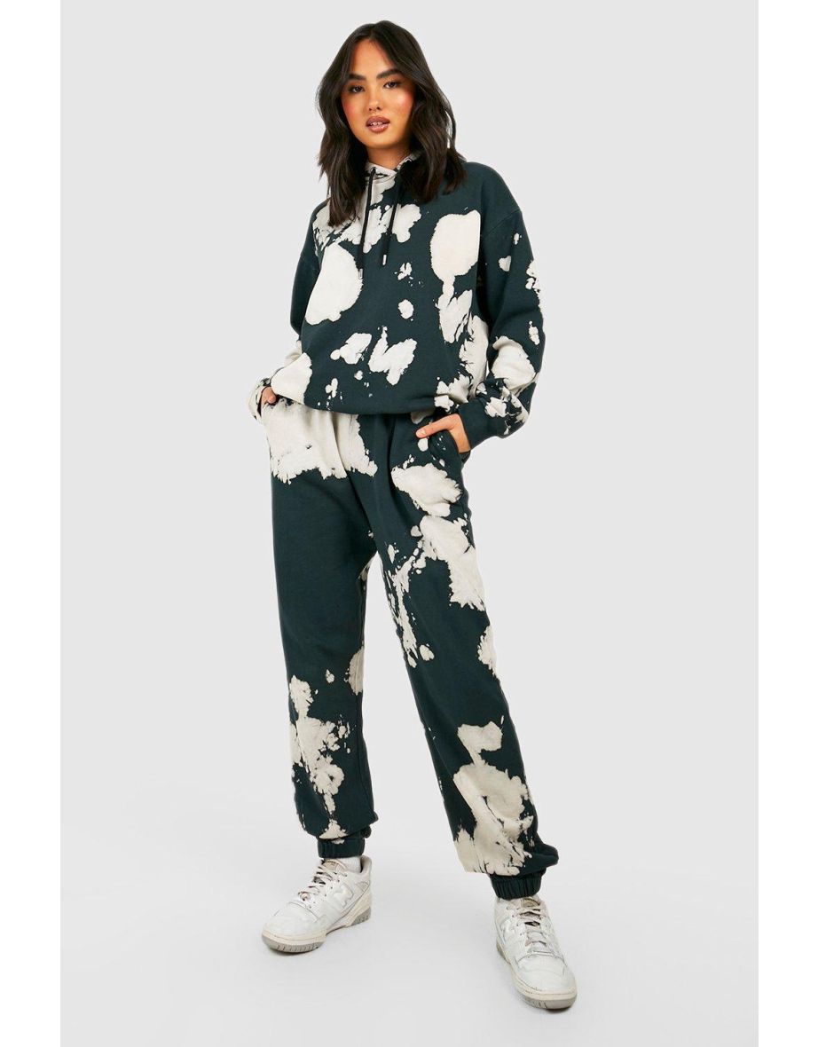 Tie Dye Hoodie - black