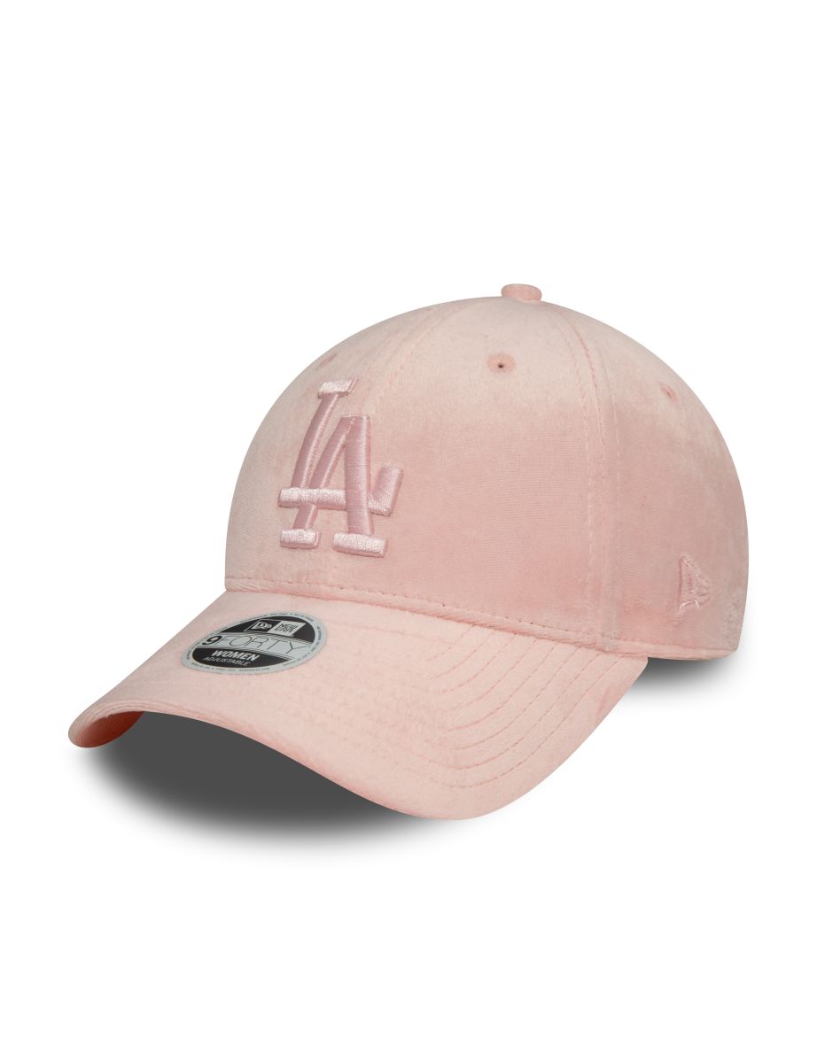 New Era Womens LA Dodgers Velour 9FORTY Adjustable Baseball Cap Hat