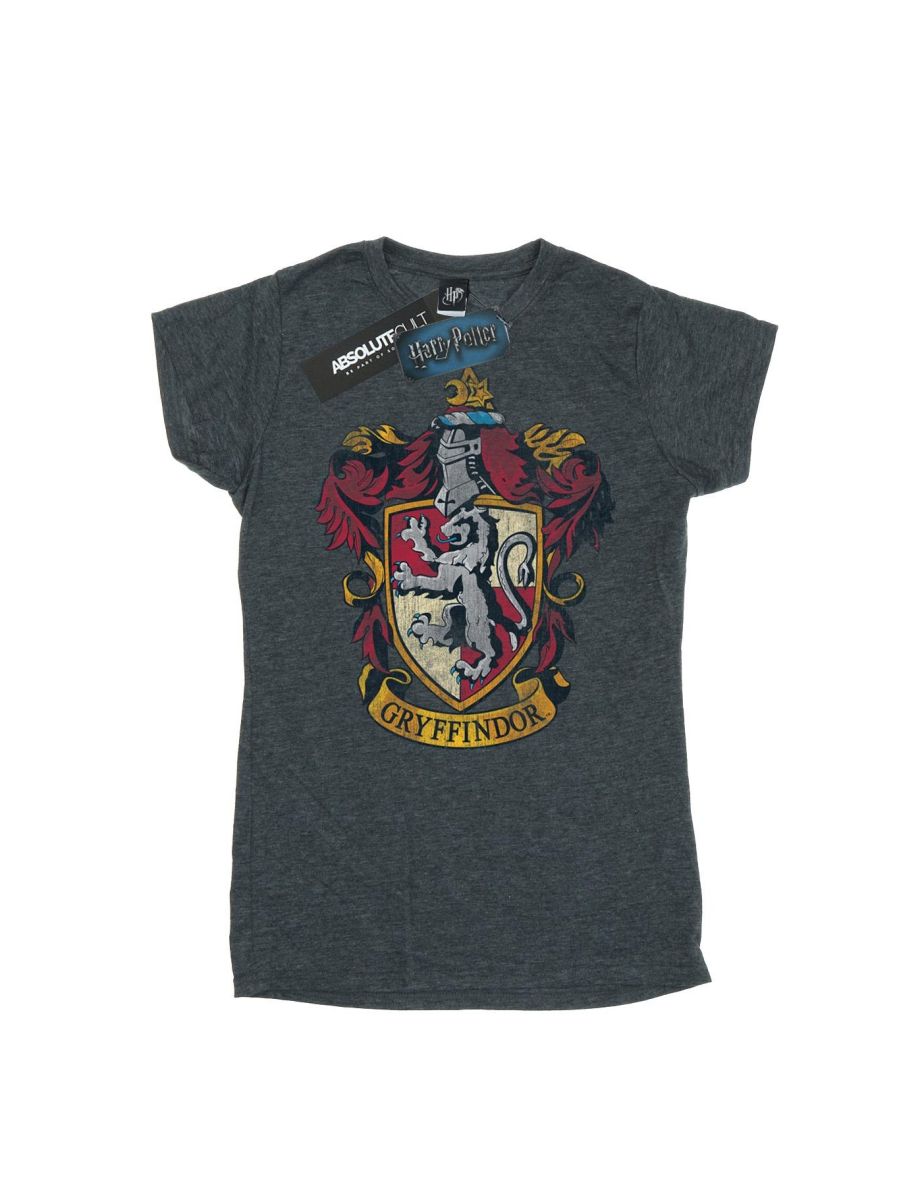 Harry Potter Womens/Ladies Gryffindor T-Shirt - Dark Heather - 1