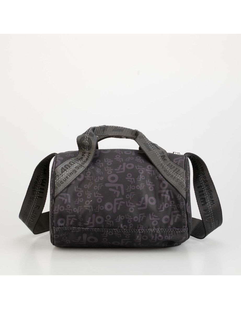 Accessories Off White Juniors Allover Print Nylon Mini Bag in Black