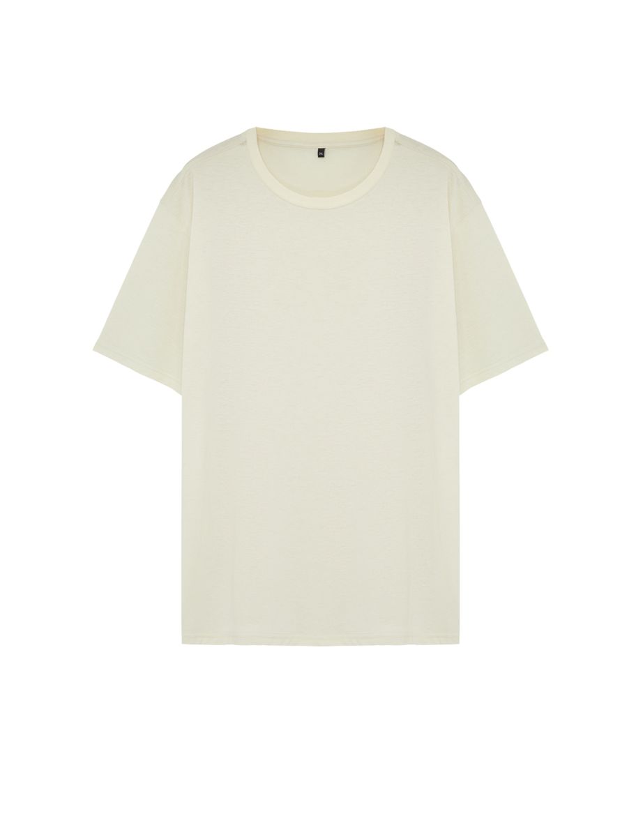 Taş Men's Large Size Comfortable Regular/Normal Cut Basic T-Shirt - 6