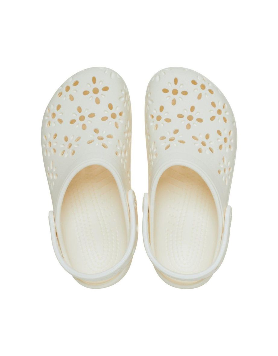 Classic Floral Cut Out Clog Kids Chalk - 3