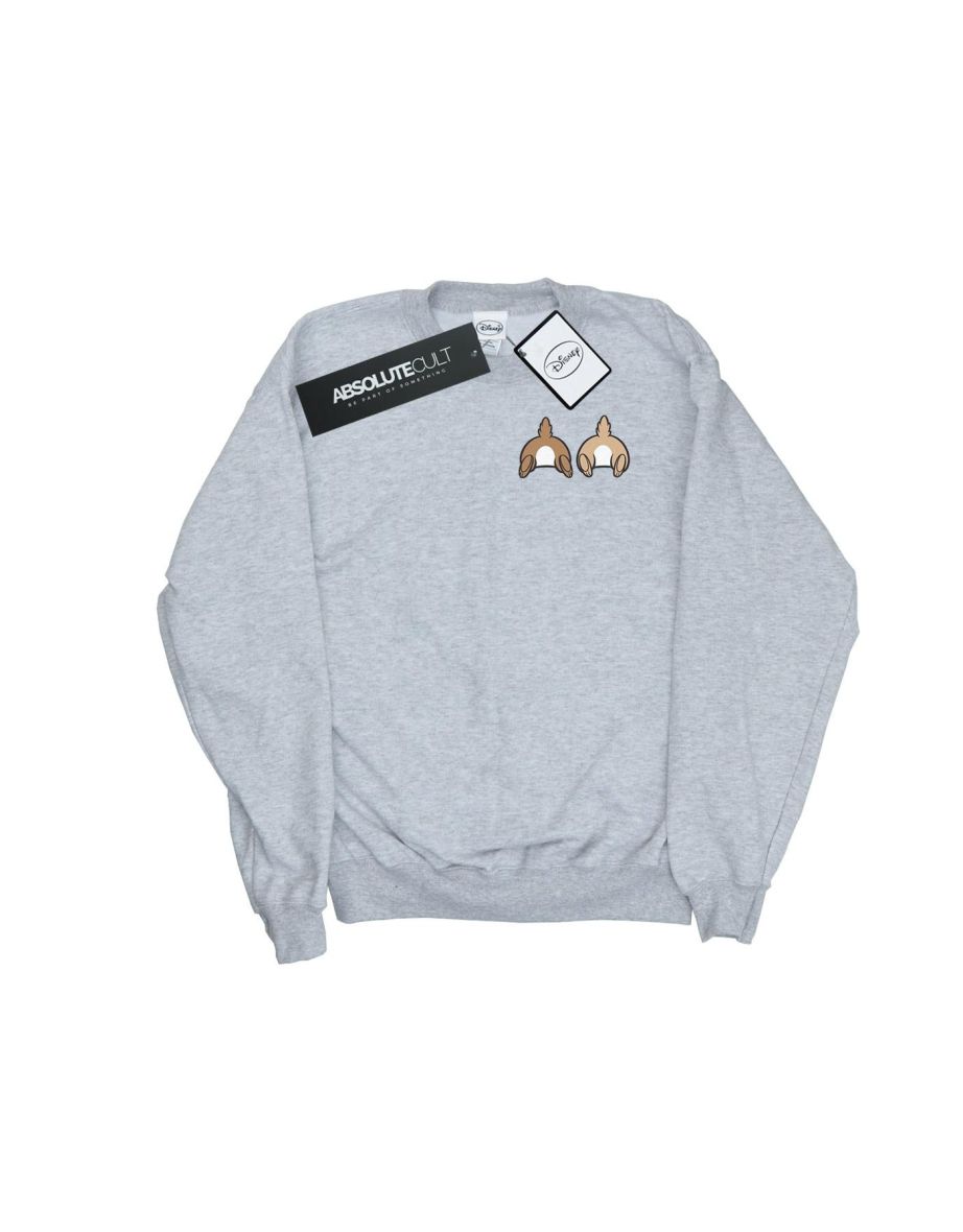 Disney Boys Chip N Dale Backside Breast Print Sweatshirt - Sports Grey